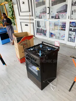 High Quality Volcano 50x50 4 Gas Burner With Oven(Brown).