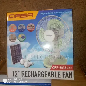 Brand New Table and Wall Cheargeable Fan