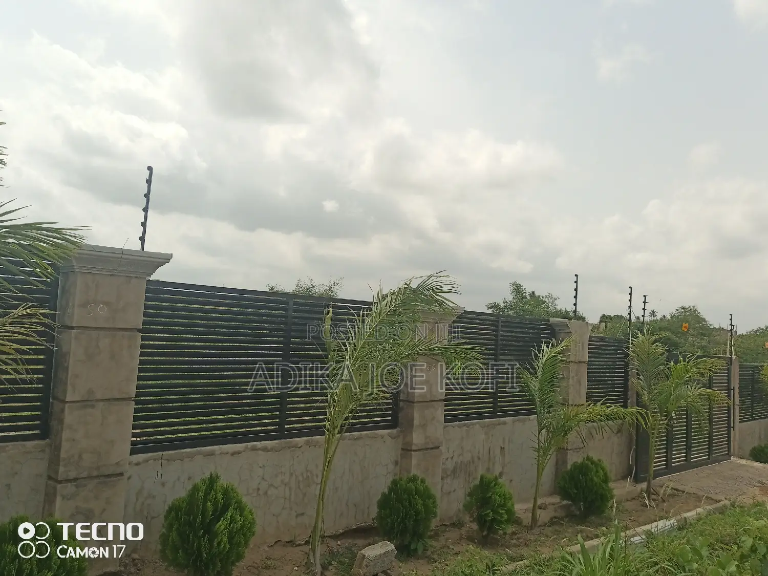 Fence Wall Coppin by Joefel Construction Decor