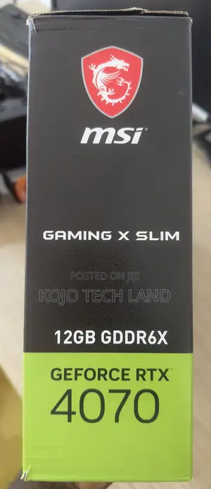 Msi VGA Rtx4070 12gb Gaming X Slim