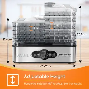 Aigostar Crispy Dehydrator With Temperature Control