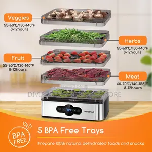 Aigostar Crispy Dehydrator With Temperature Control