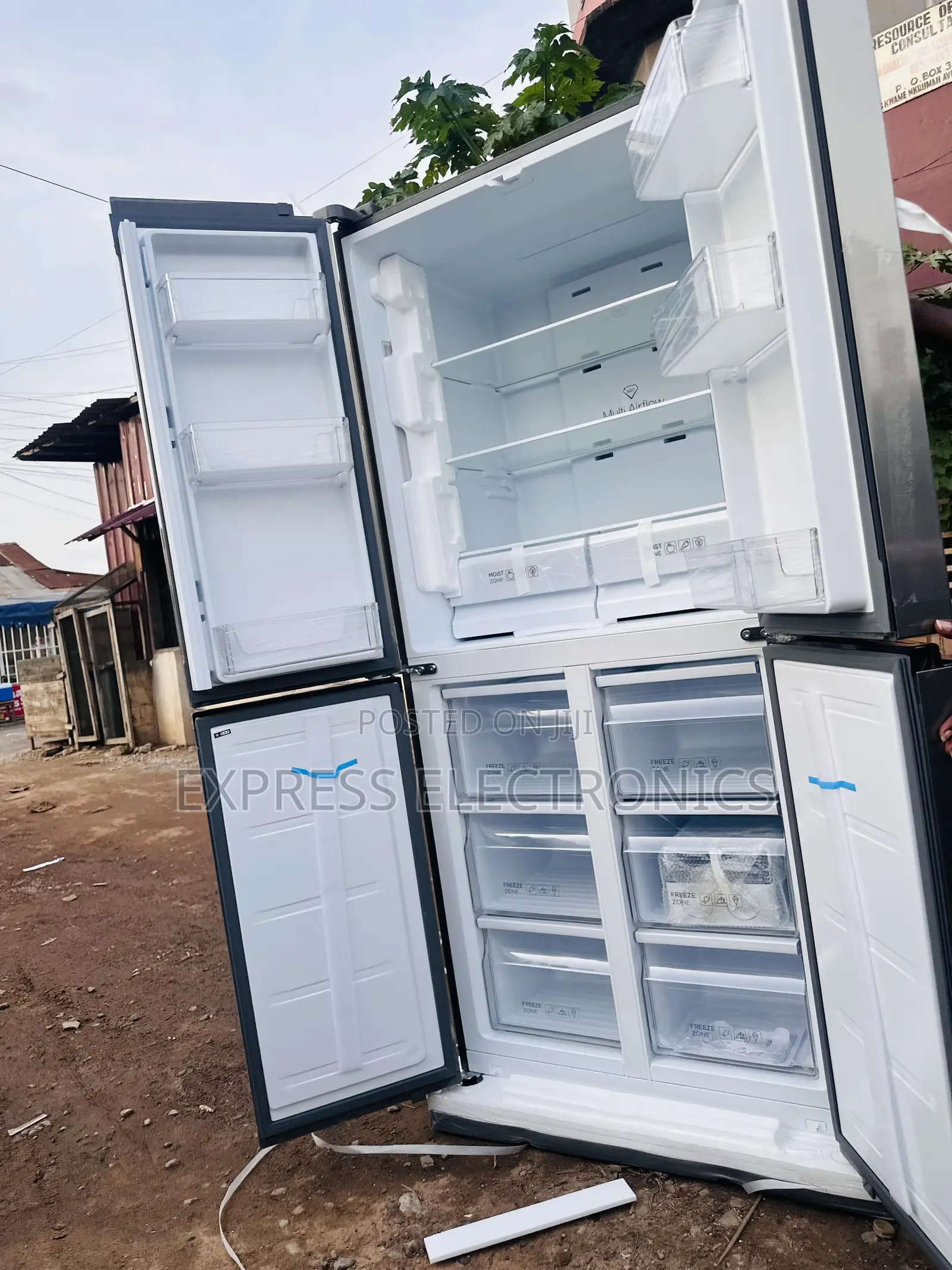 4doors Grey Fridge Cross TCL P460CD