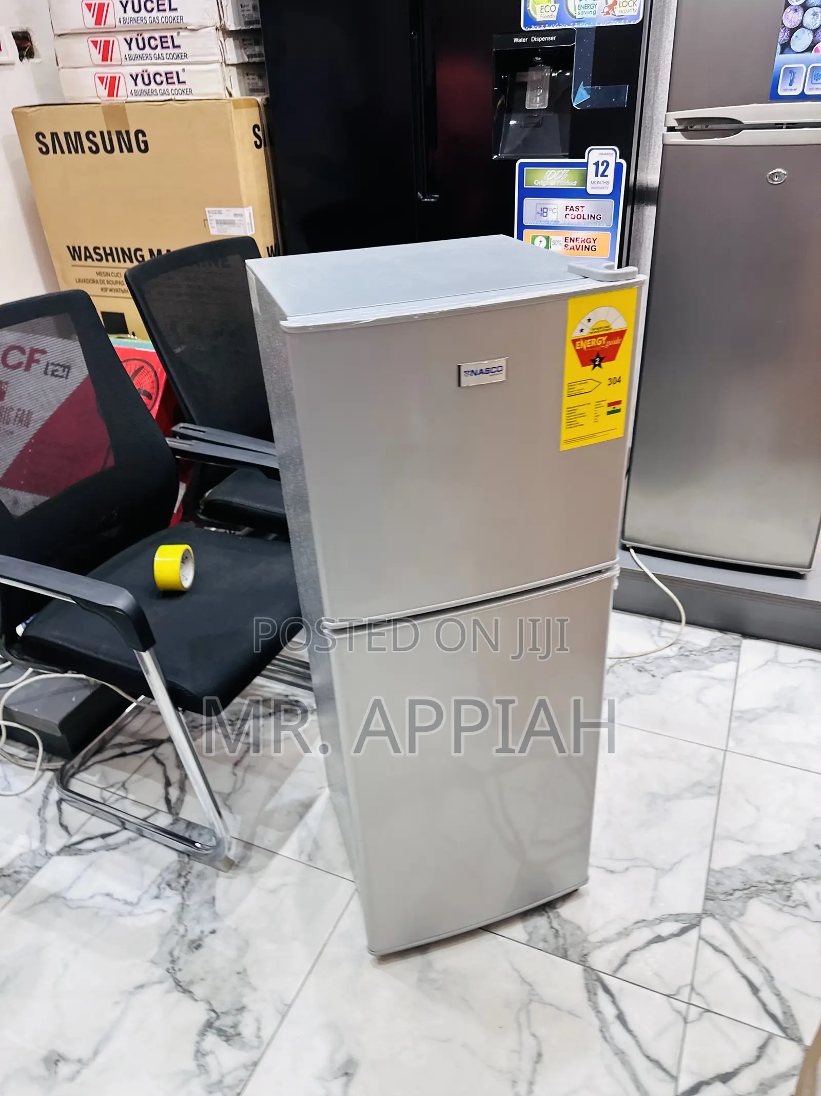 Quality Nasco Nas F2-120 2 Door Electric Fridge(Gray).