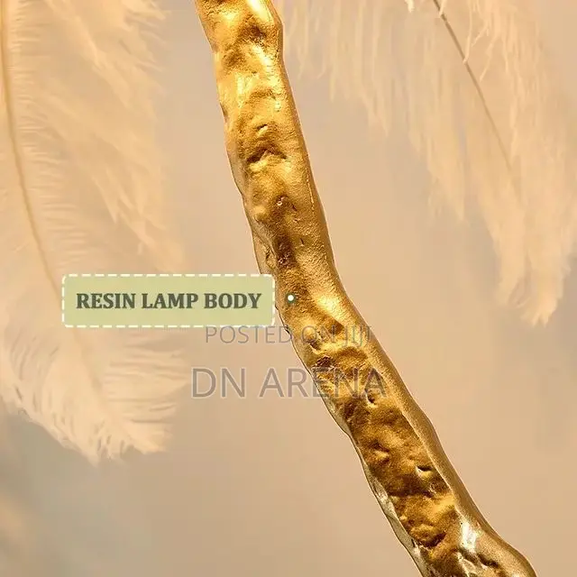 Luxury Elegant Ostrich Feathers Floor Lamp