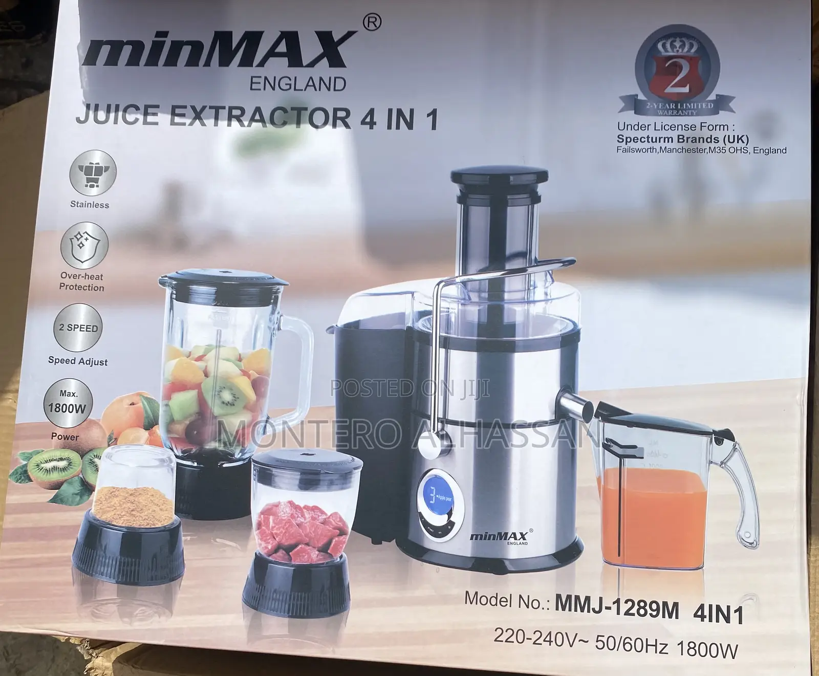 4 in 1 Juice Extractor Min Max