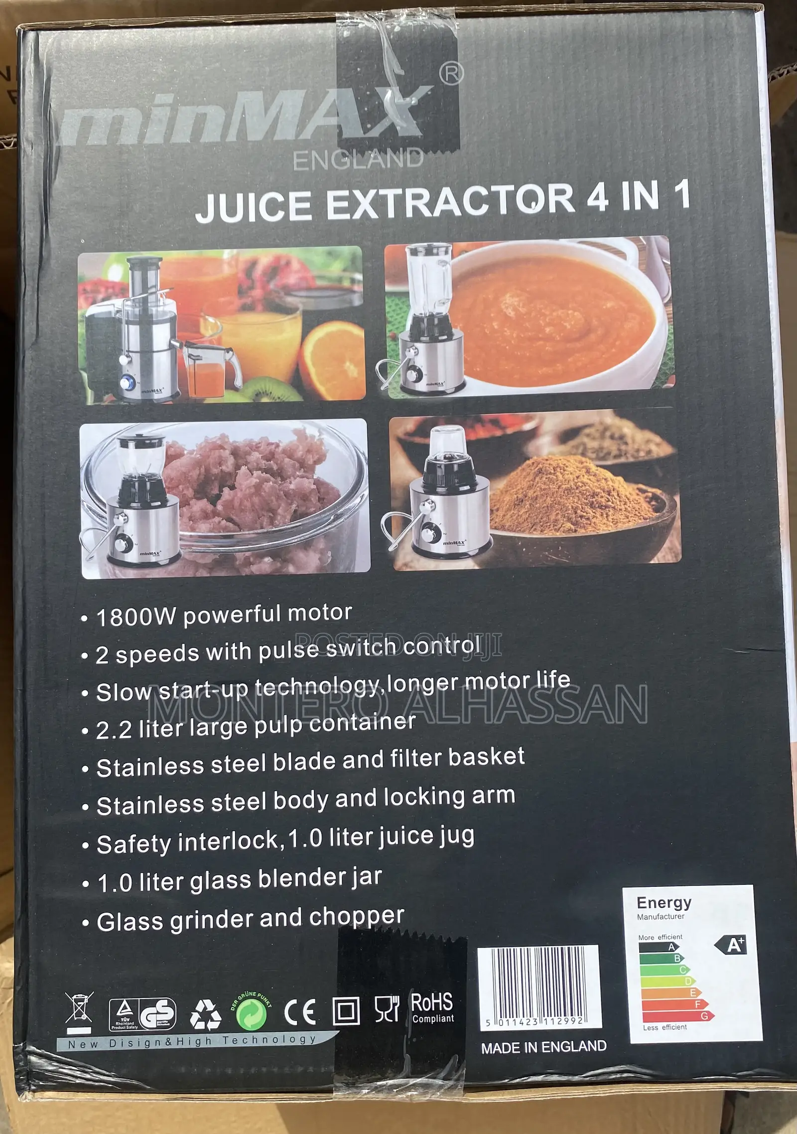 4 in 1 Juice Extractor Min Max