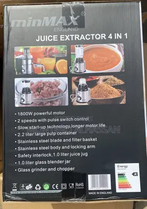 4 in 1 Juice Extractor Min Max