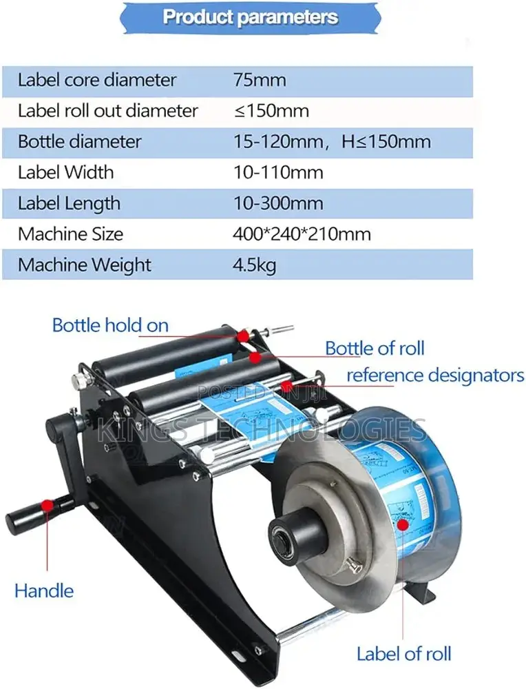 Manual Labeling Machine, 30 Times/Minute Label Applicator