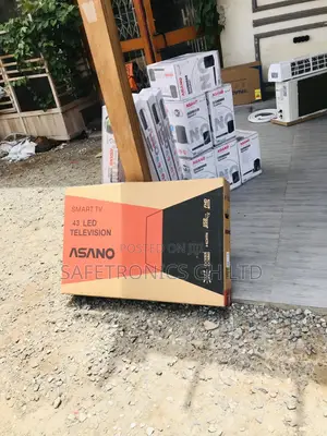 Sealed 43 Inches Smart Asano Black Glossy Led Tv