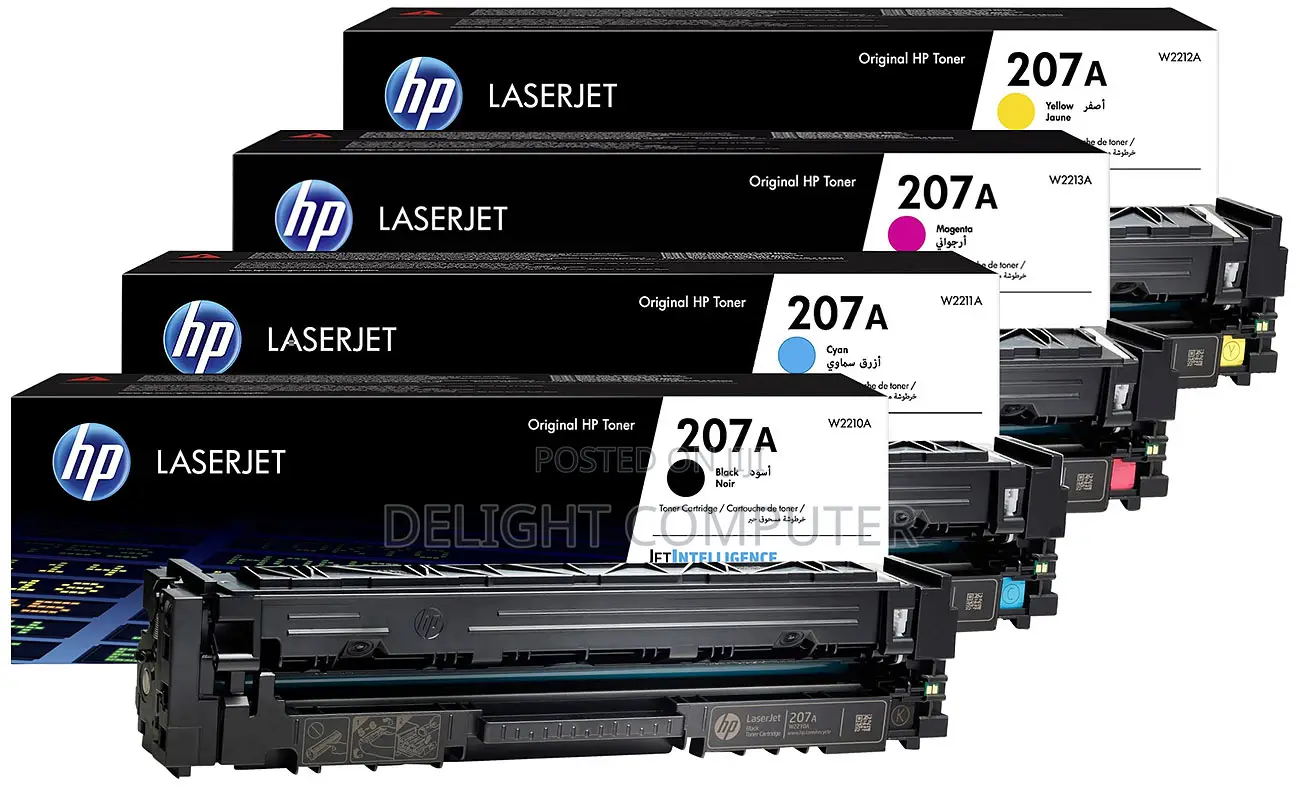 Hp Original (W2210a) 207a Black Toner Cartridge