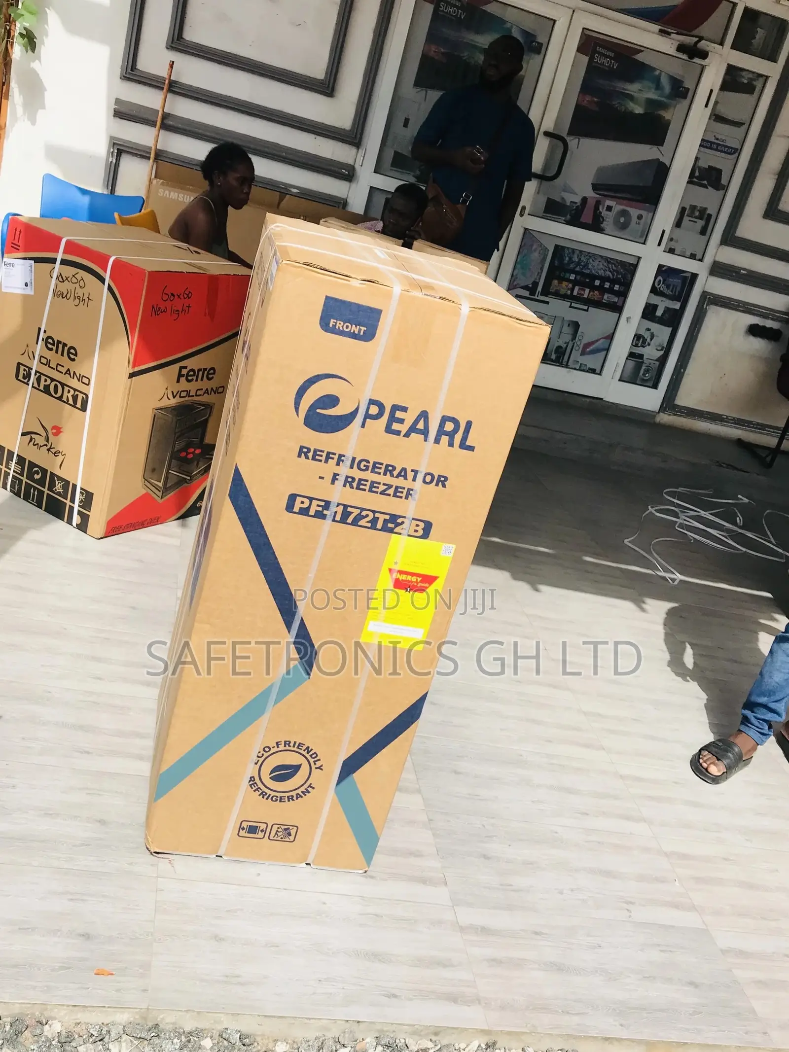 PF-17T Topfreezer Doubledoor Pearl Gray Fridge
