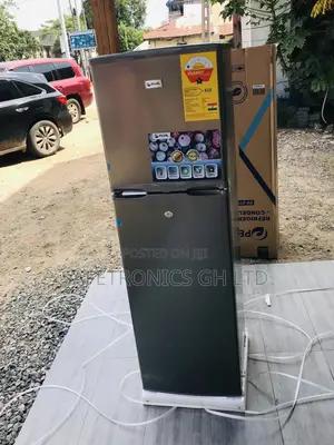 PF-200B Doubledoor Bottomfreezer Pearl Gray Fridge