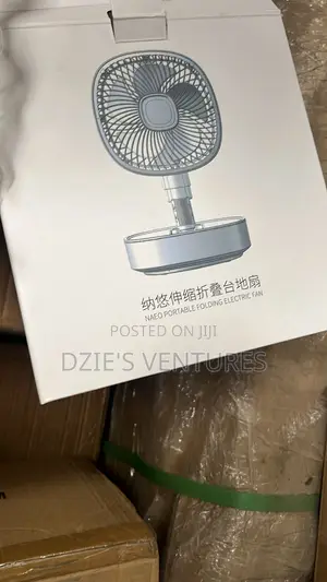 Rechargeable Fan With Display Light