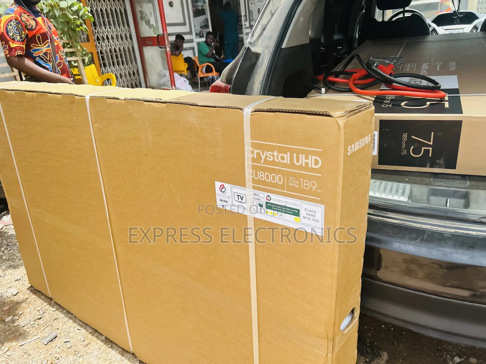 Crystal Sleek New Samsung 75”Cu8000 UHD Smart
