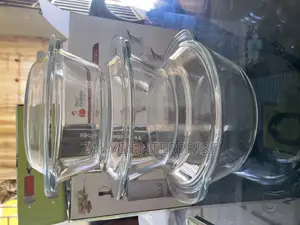 Plain Pyrex Glass Bowl 3set