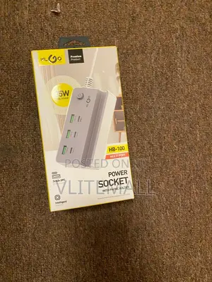 Power Socket With Phone Holder