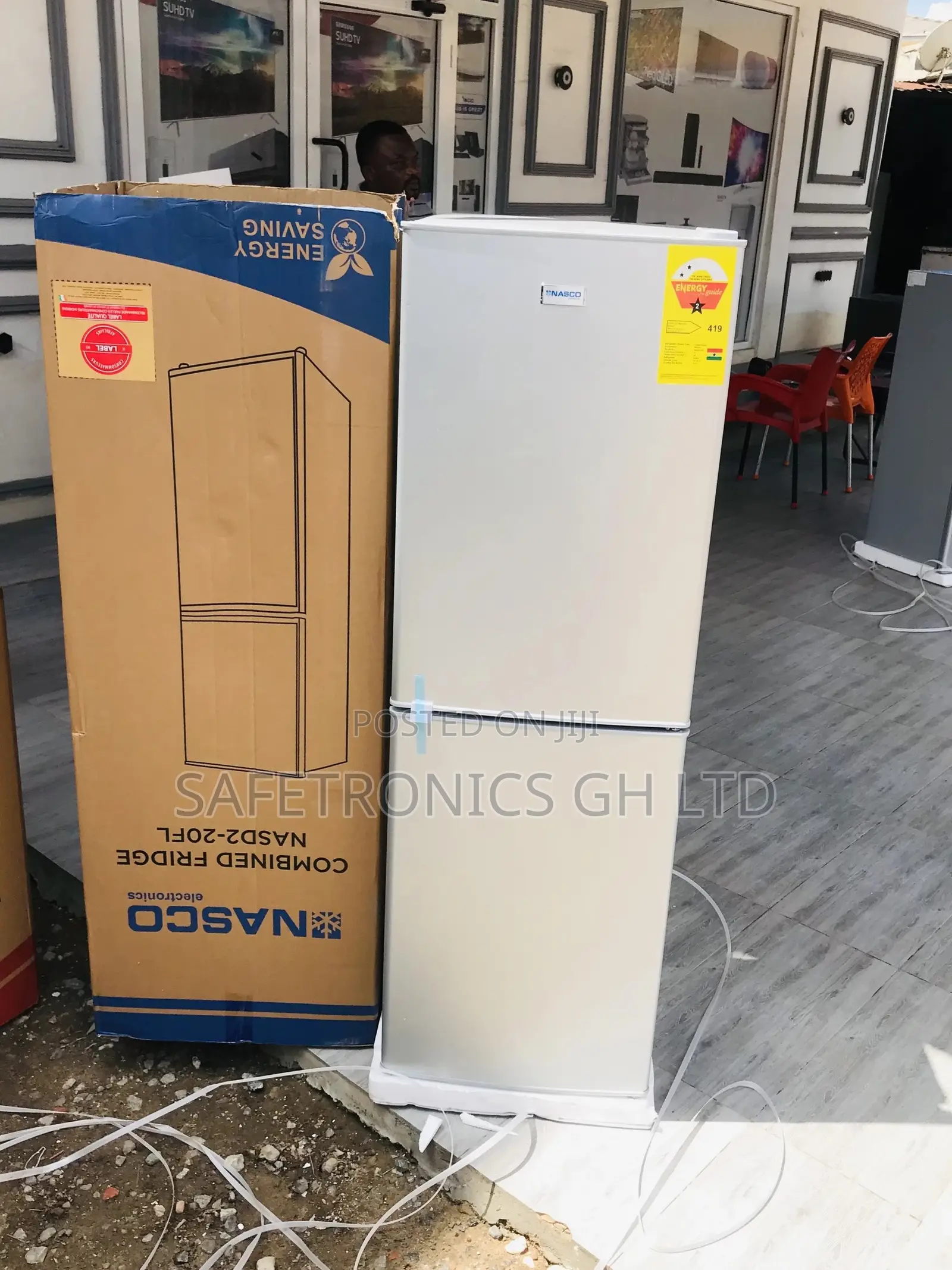 Gray Bottomfreezer Nasd2-20fl Doubledoor Nasco Fridge