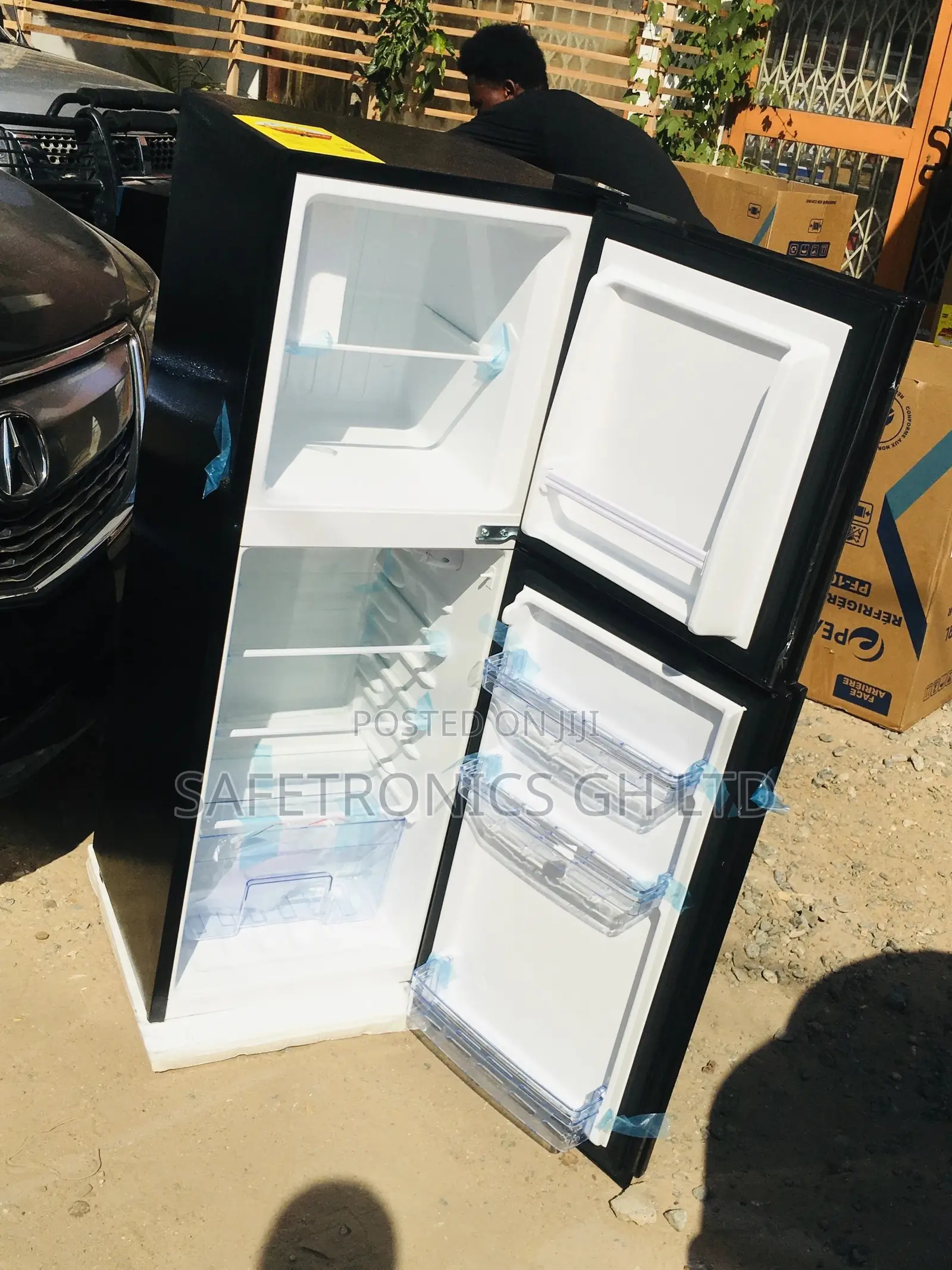Durable PF-20T Doubledoor Pearl Topfreezer Fridge