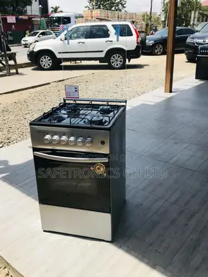 Gray 4 Gas Cooker Oven With Grill 50x50 Volcano