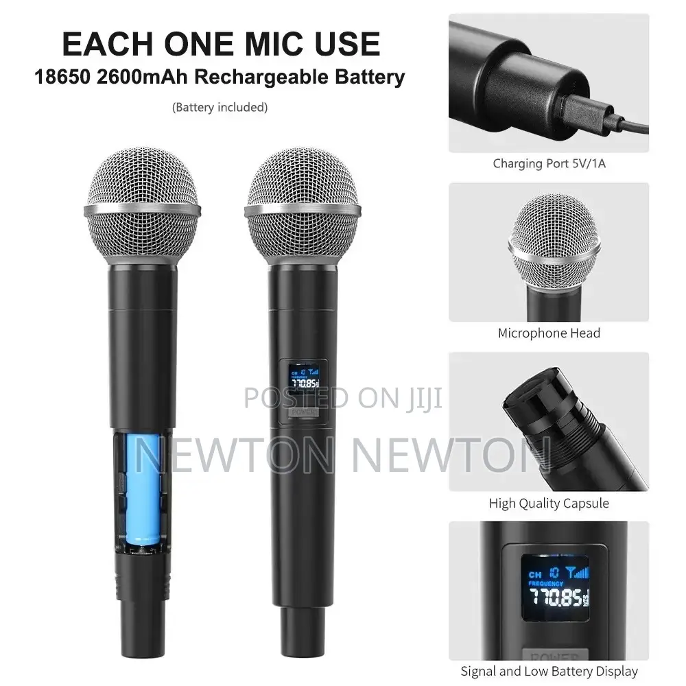 Rechargeable Wireless Microphone
