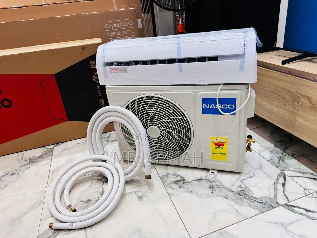 Fast Chilling Nasco 1.5hp Split Type Electric Ac(White).