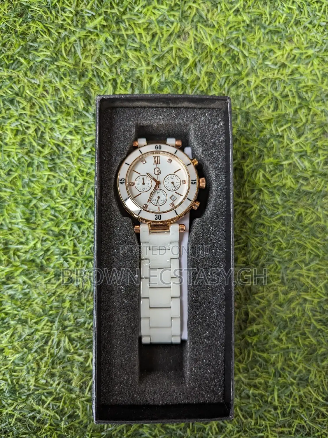 GC Ceramic Watch (White)