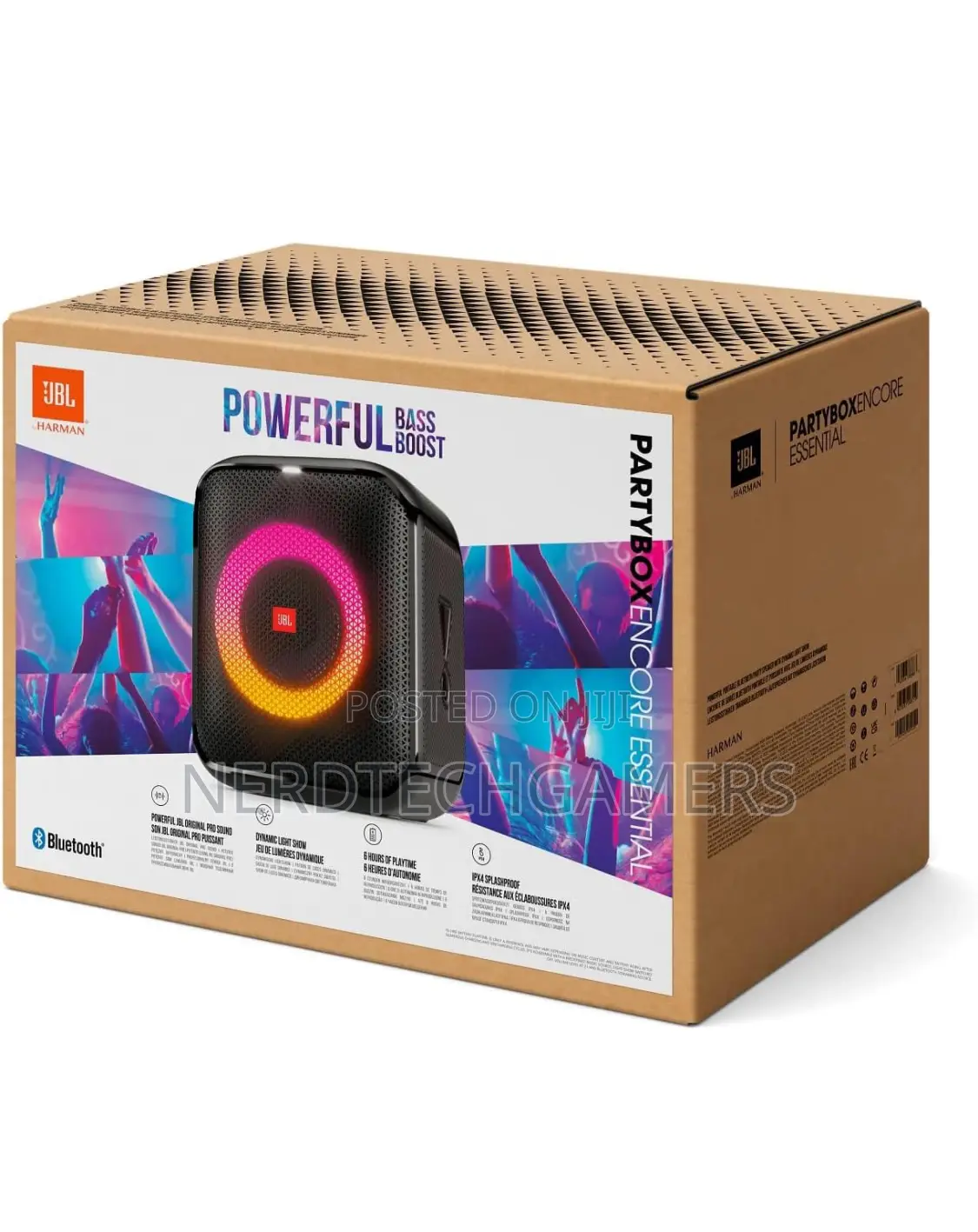 JBL Partybox Encore Essential Portable Party Speaker.