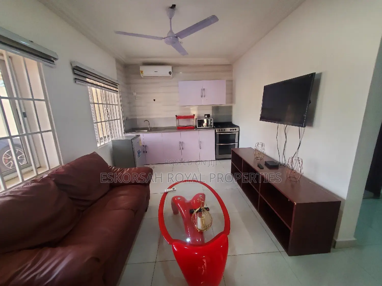 Furnished 1bdrm Room & Parlour in East Legon, Adjiriganor for rent