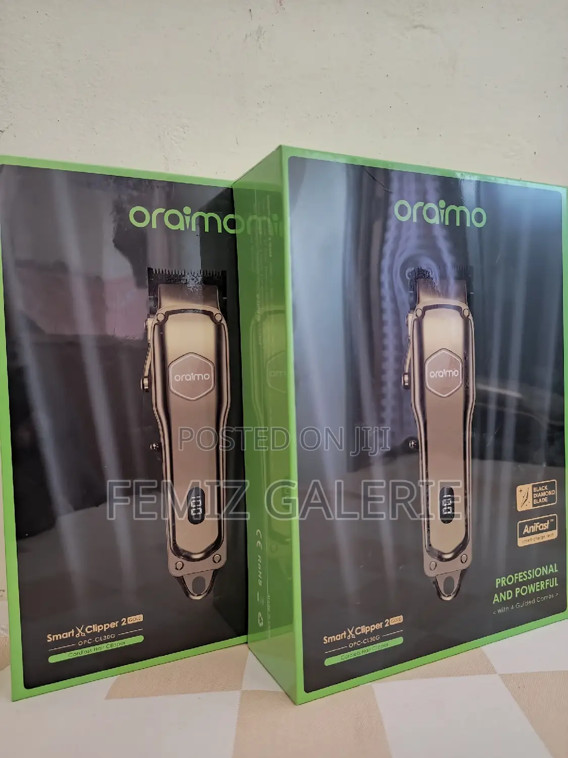 Oraimo Smart Clipper 2-Gold Professional Hair Clipper