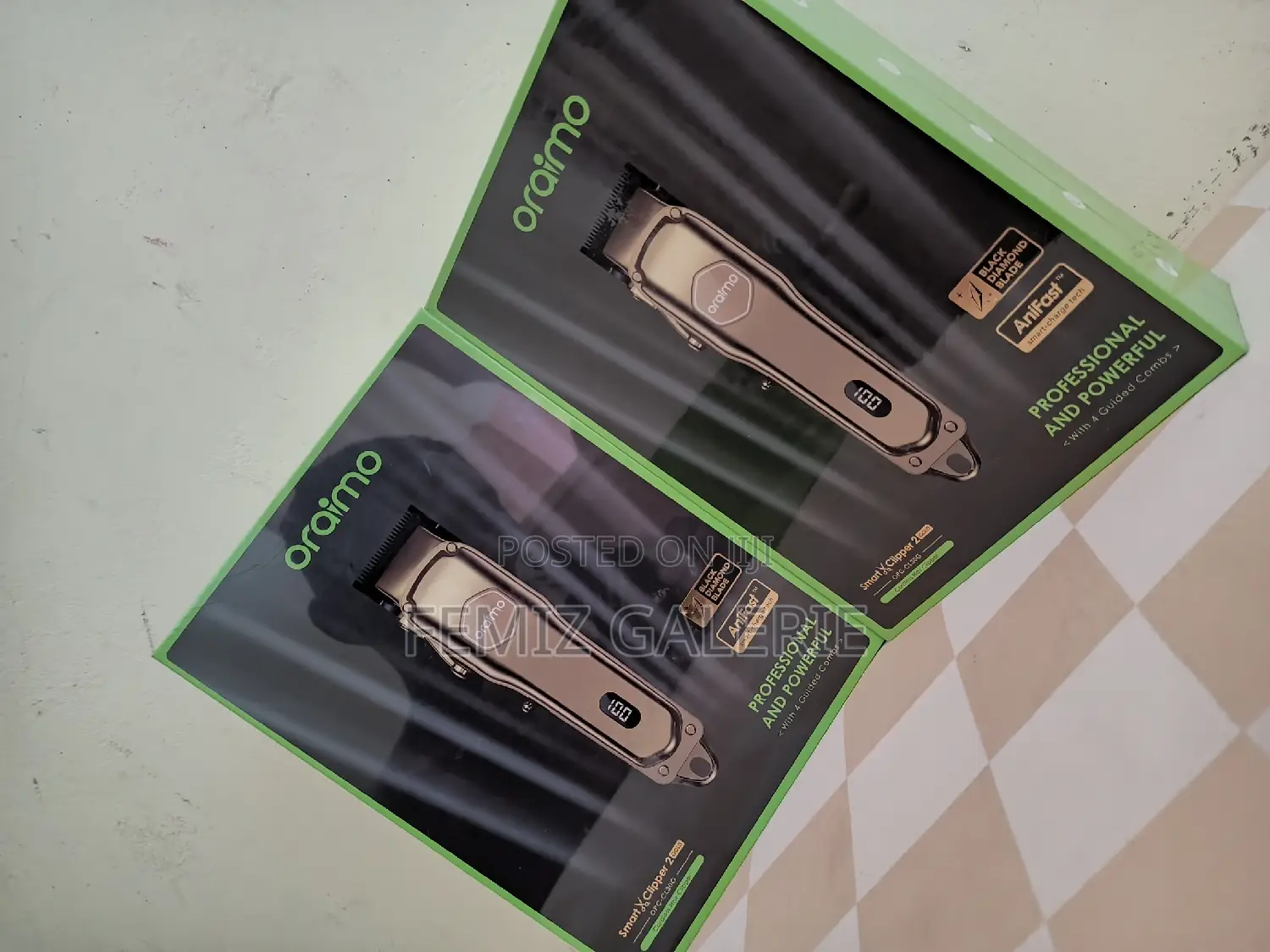 Oraimo Smart Clipper 2-Gold Professional Hair Clipper