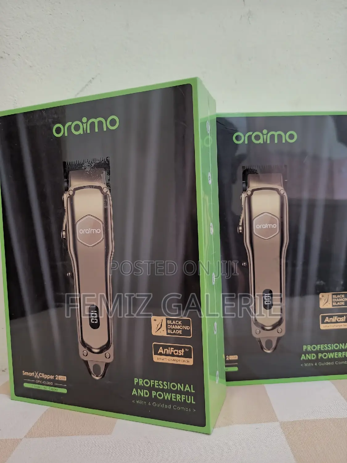 Oraimo Smart Clipper 2-Gold Professional Hair Clipper