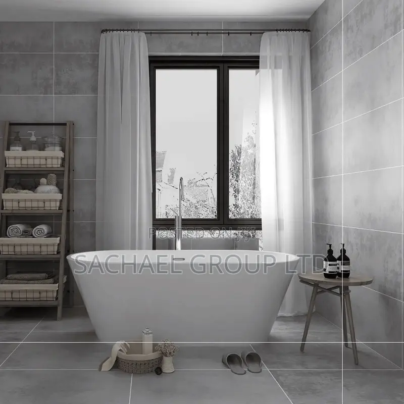 Ceramic Bathtub With Freestand