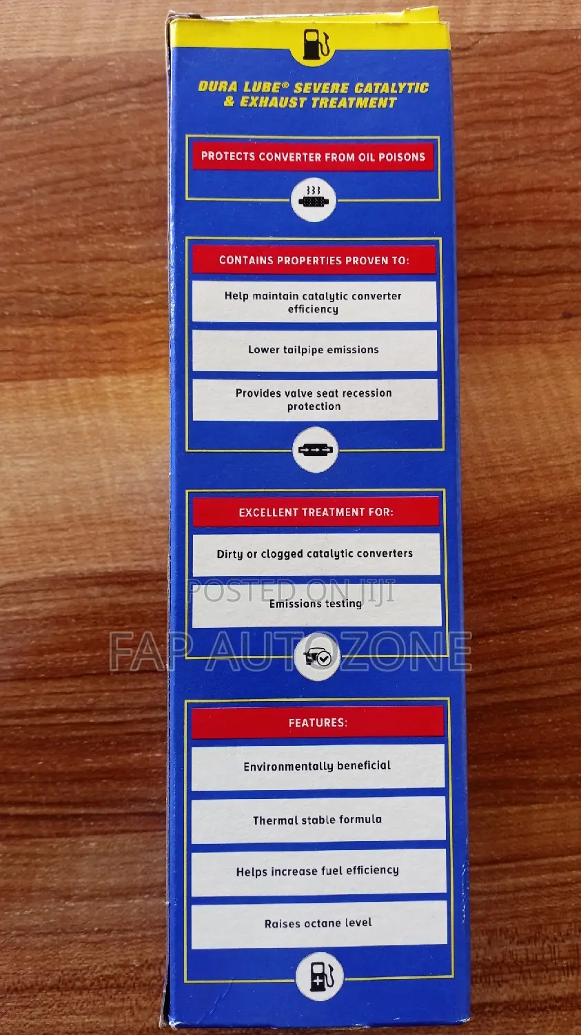 01638. Original Dura Lube Catalytic Conv Treatment From Usa