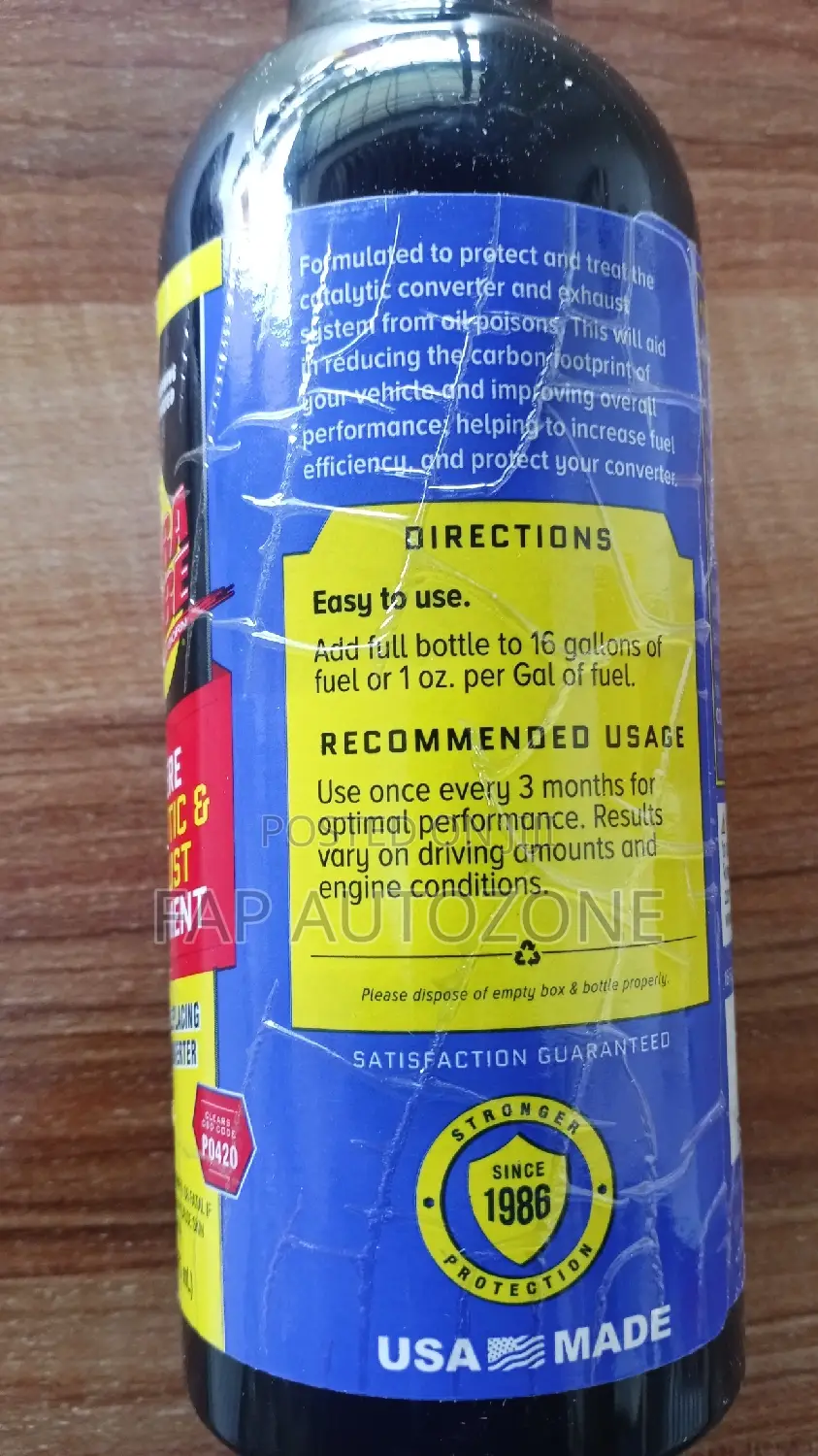 01638. Original Dura Lube Catalytic Conv Treatment From Usa