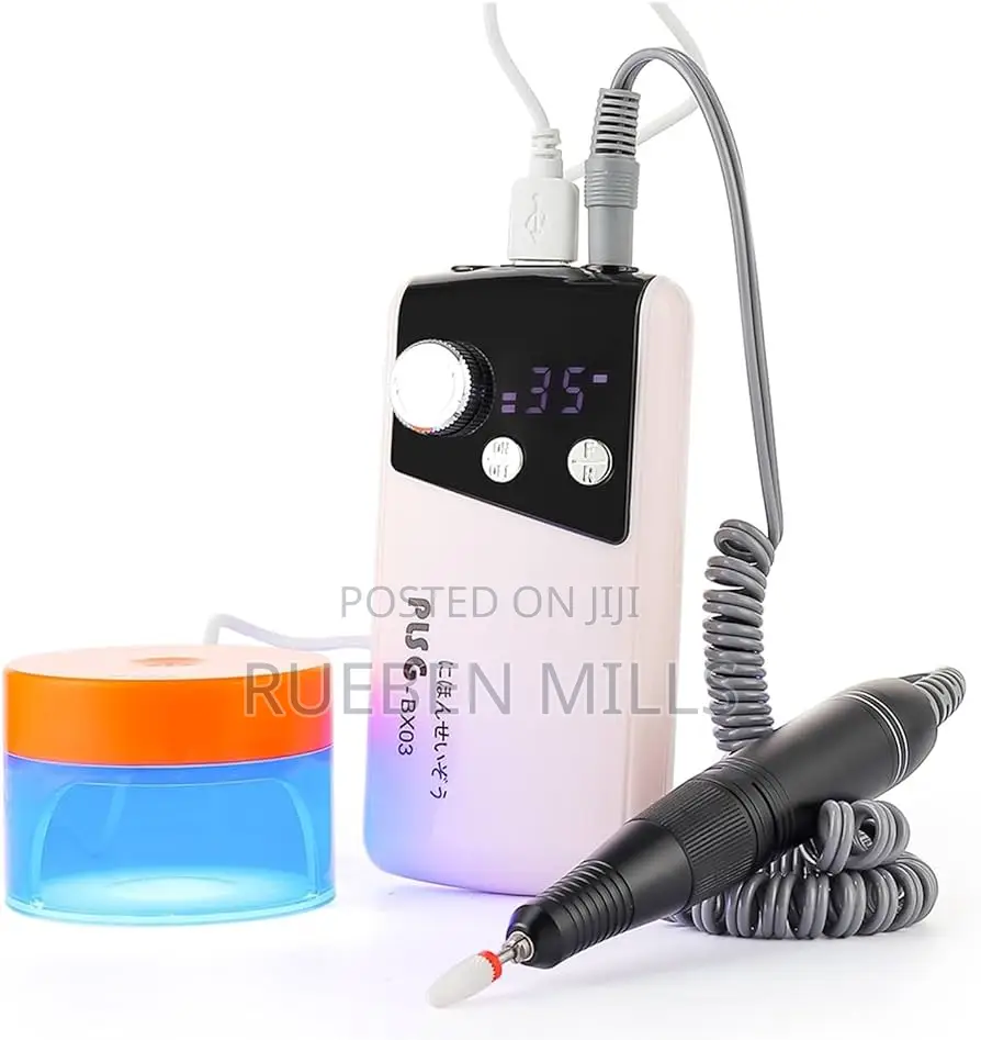 Professional Rechargeable 35000 RPM Nail Drill File Machine