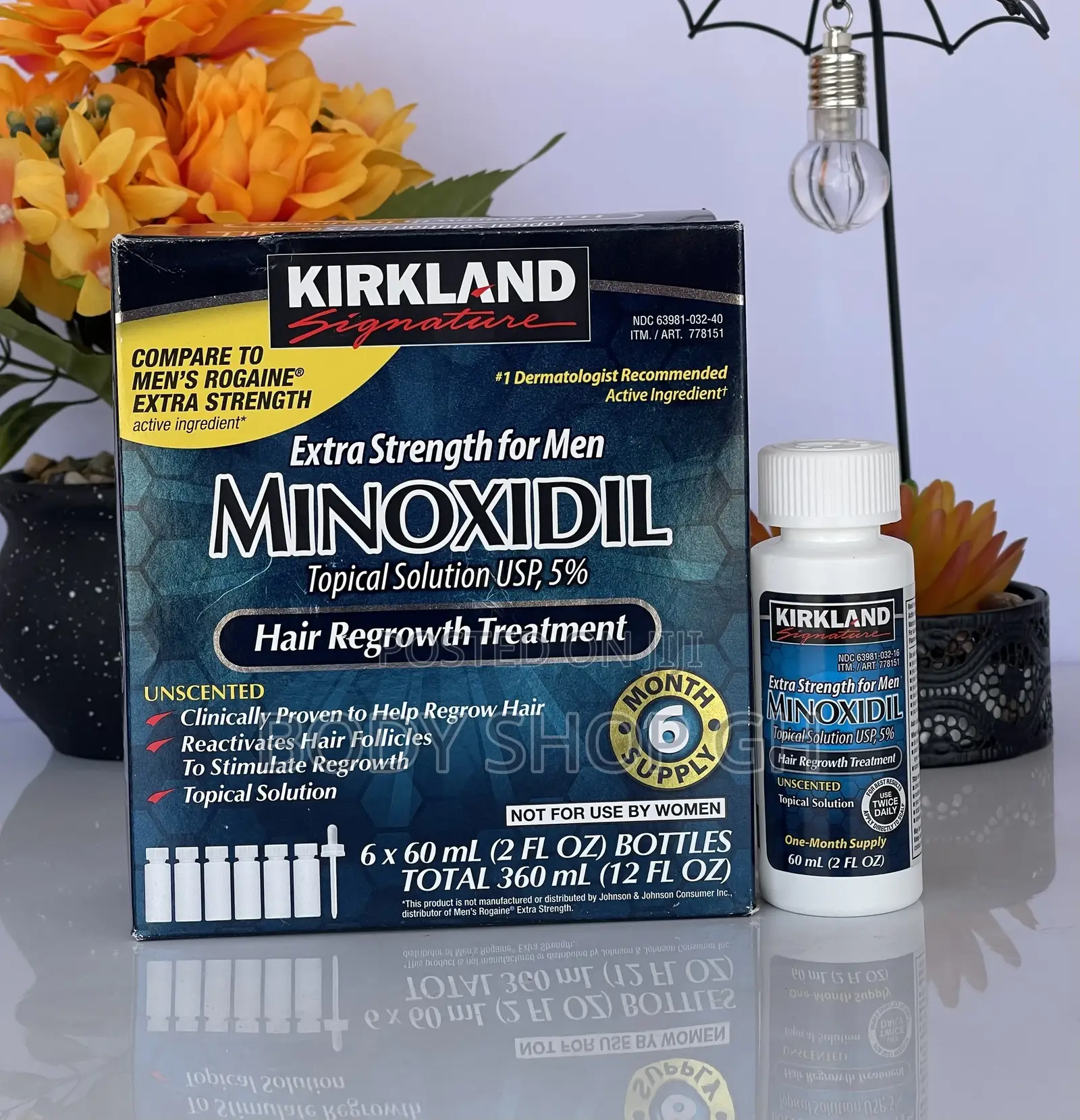 Beard, Hairline and Baldness Growth - Kirkland Minoxidil
