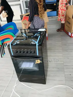 Volcano 50x50 4 Gas Cooker Oven With Grill Glass Lid