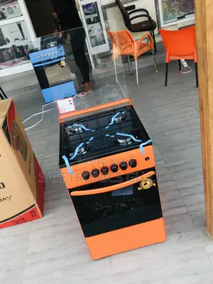 Glass Lid 50x50 Oven With Grill Volcano 4 Gas Cooker