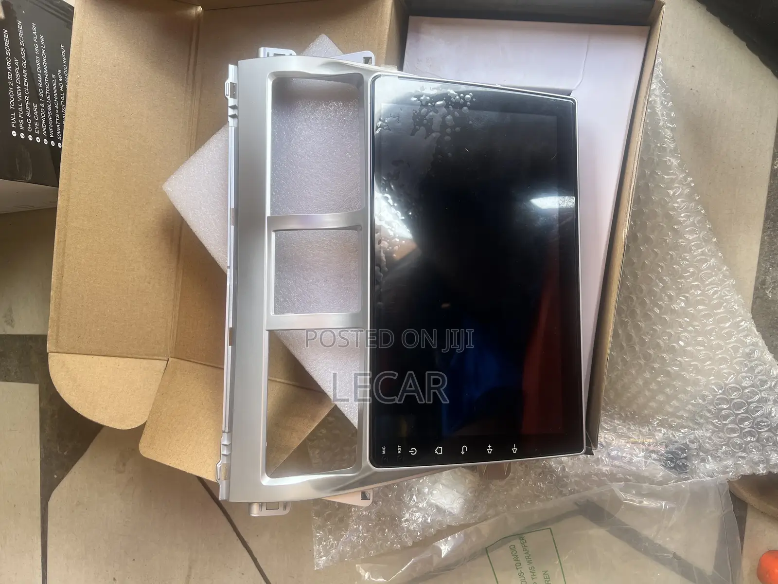 Toyota Yaris 2008 Android Screen Silver Console