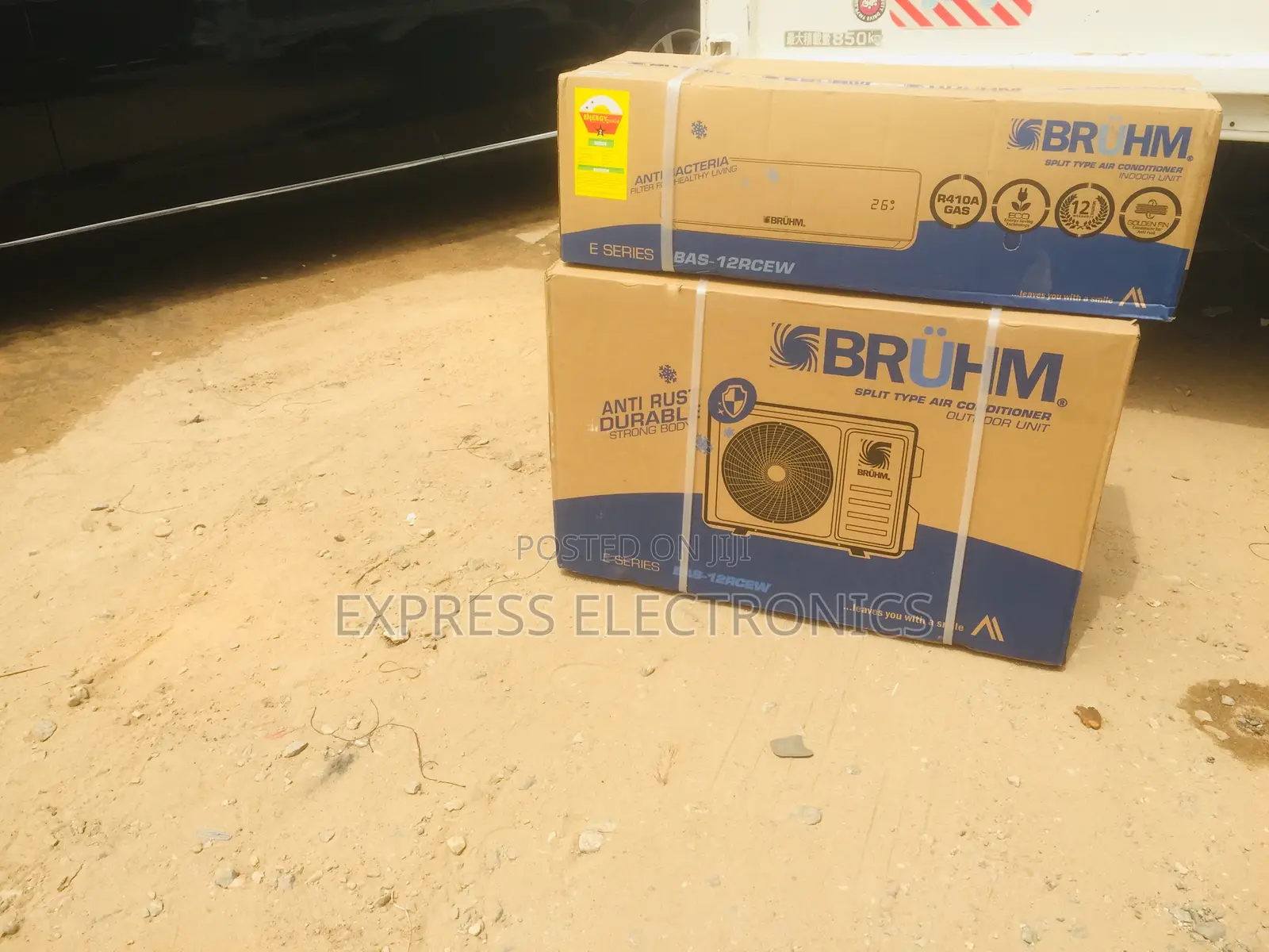 Zealous Sleek White Bruhm Split R410 Gas 1.5hp