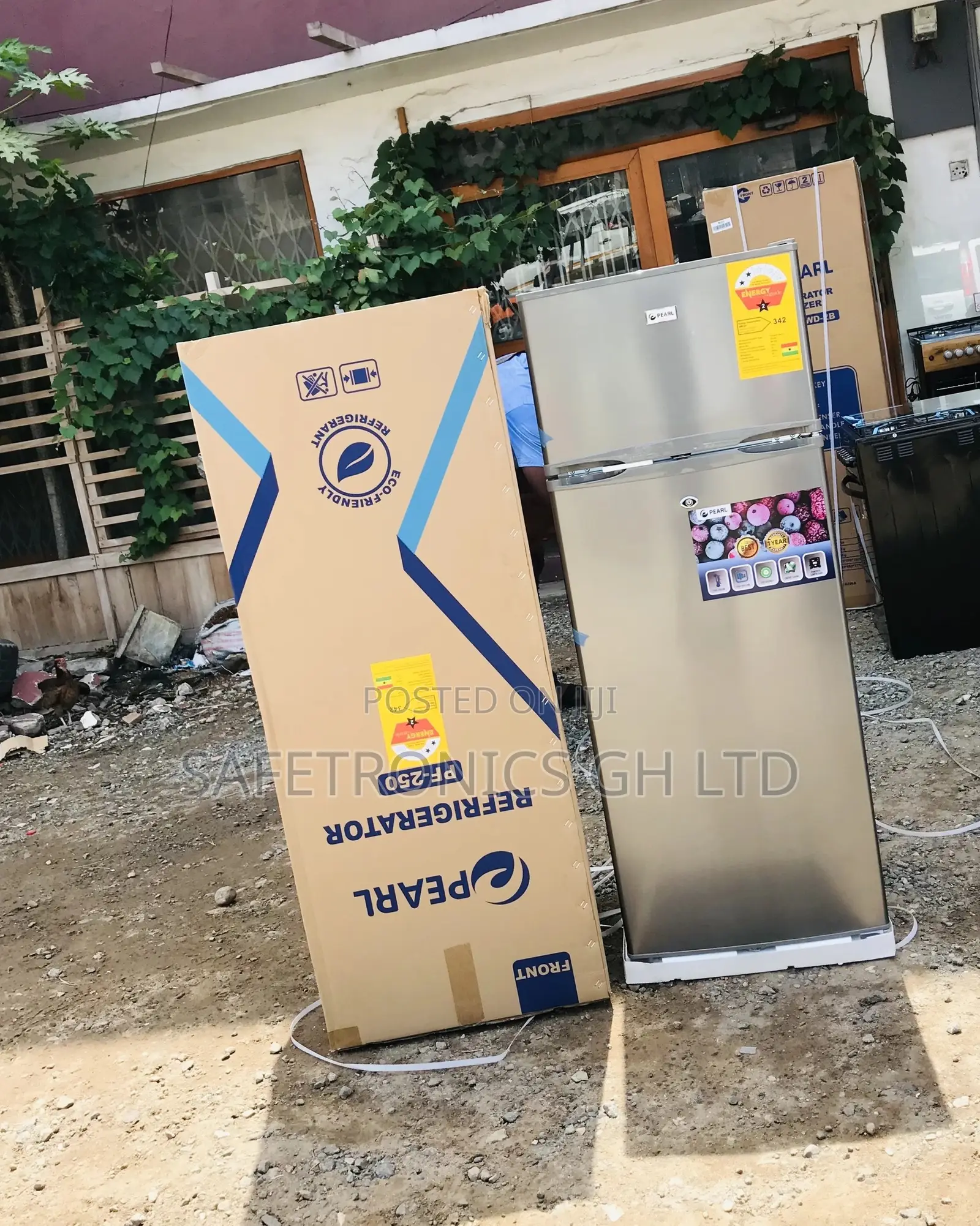 Doubledoor Nasco Topfreezer Pearl PF-250 205 Liters Fridge