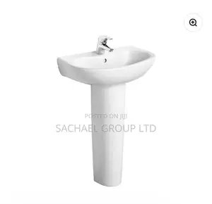 Handwashing Basin With a Pedestal