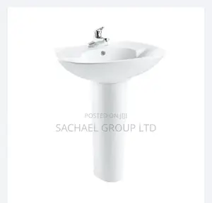 Handwashing Basin With a Pedestal