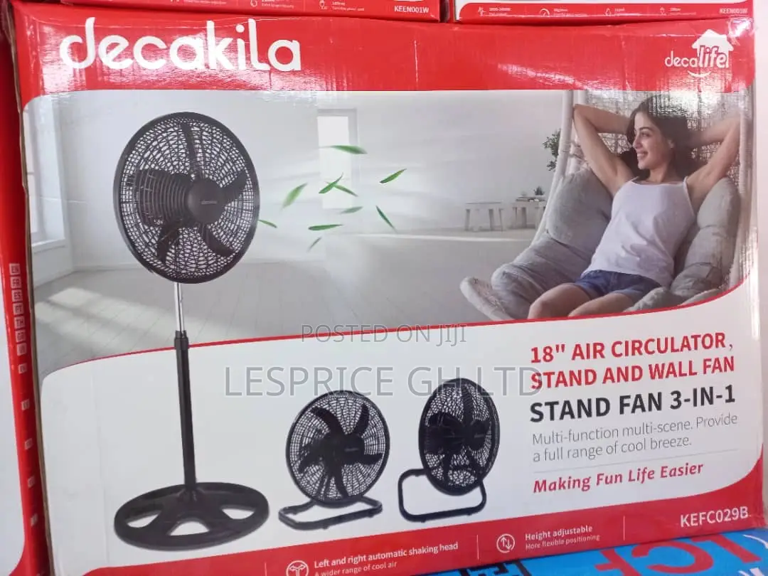 Decakila 18” Standing Fan