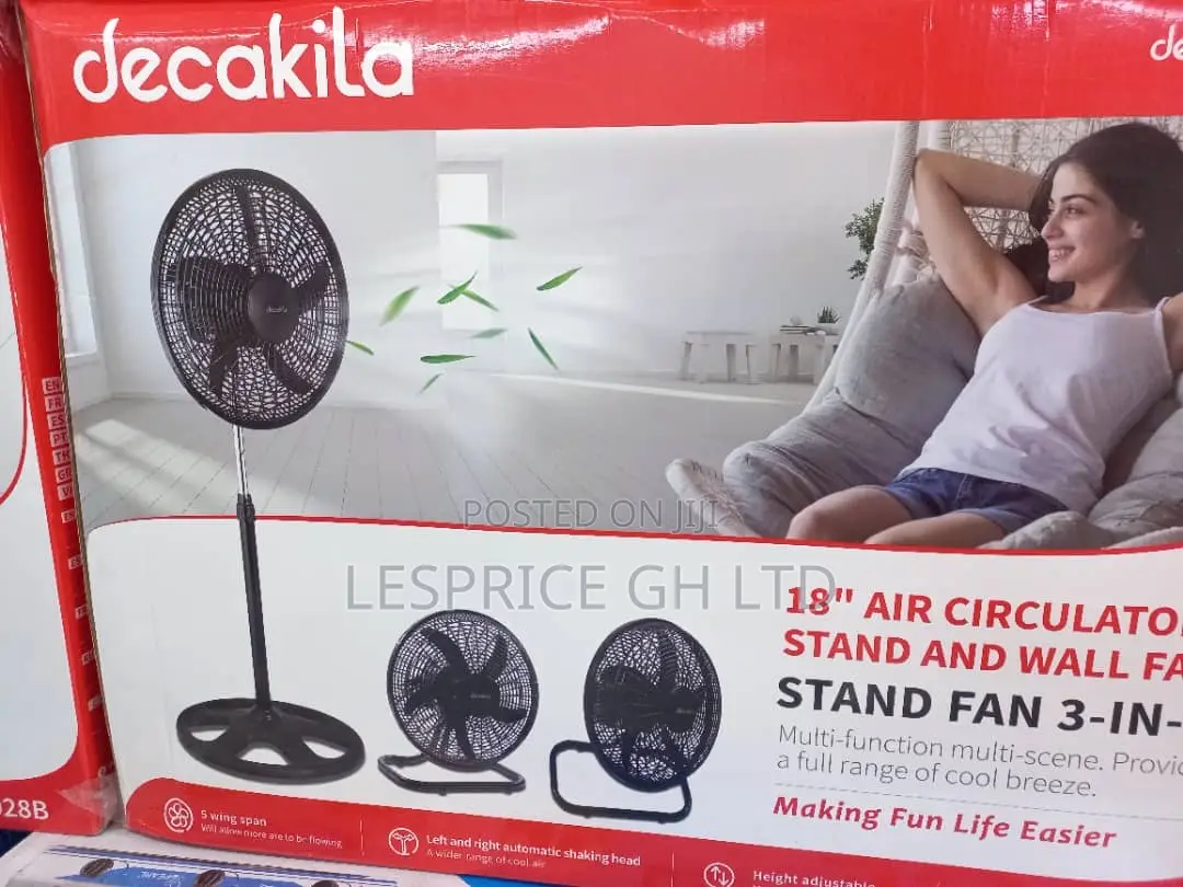 Superb ~Decakila 18” Standing Fan