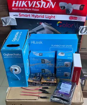 Hilook DVR 4ch 2mp (Full Color) With Sound Complete Kit+ 1tb