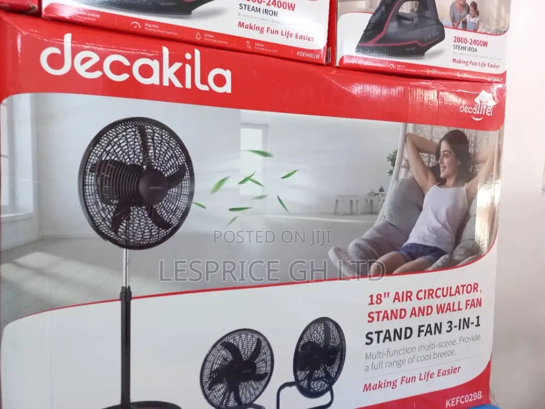Decakila 18” Standing Fan