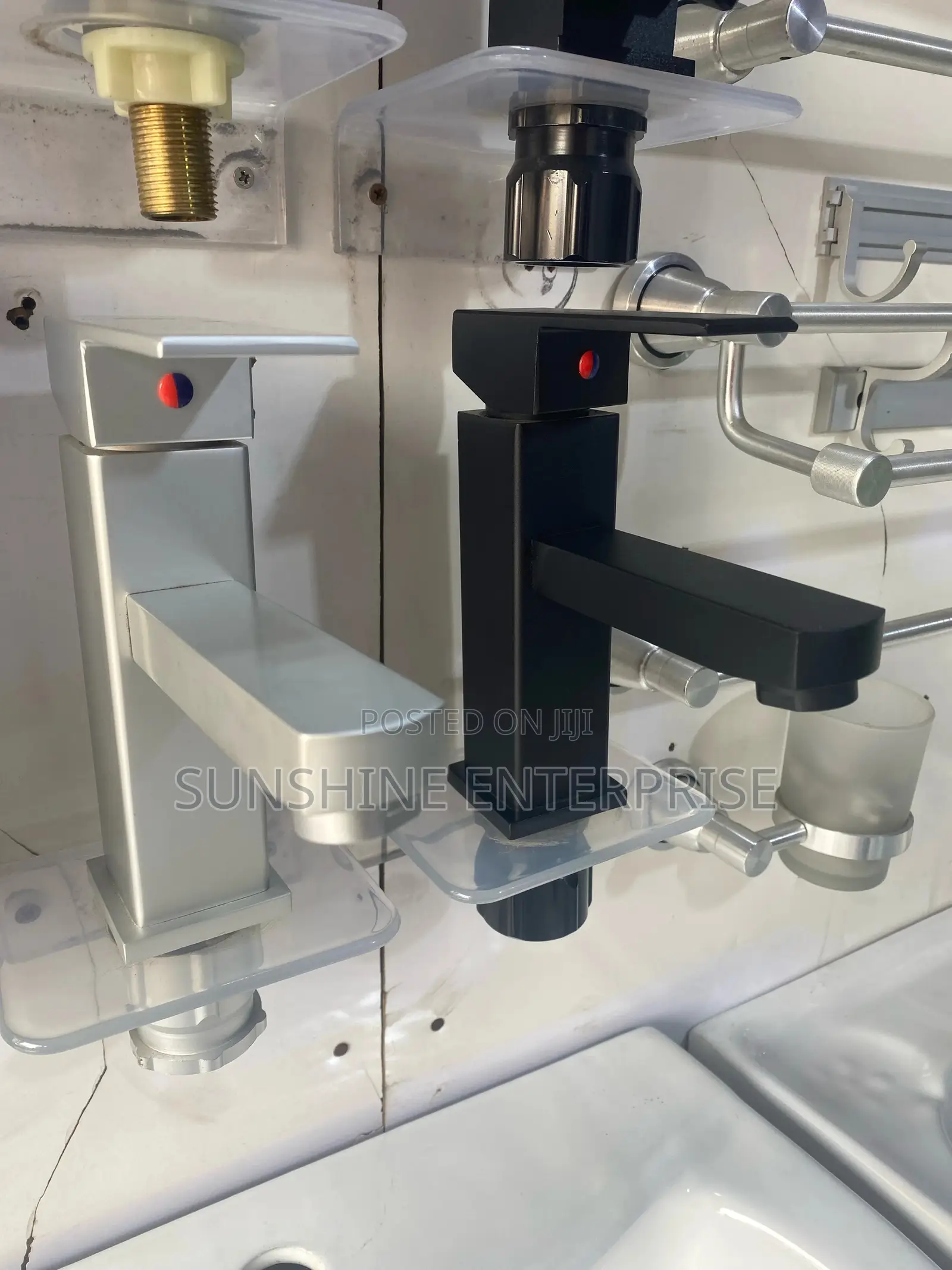 Hot and Cold Lifting Basin Tap