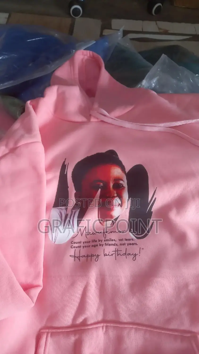 Hoodie With Free Printing- Your Name, Nick Name, Picture Etc